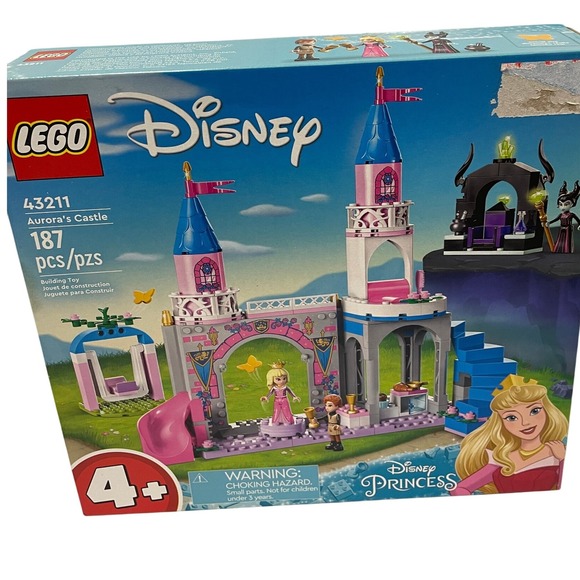 NIB LEGO Disney Aurora's Castle 43211 Aurora's Princess Castle 187 Pcs - Picture 1 of 4